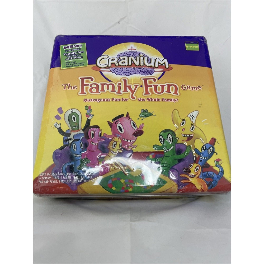 Cranium The Family Fun Board Game in Tin Box New Factory Sealed 2005